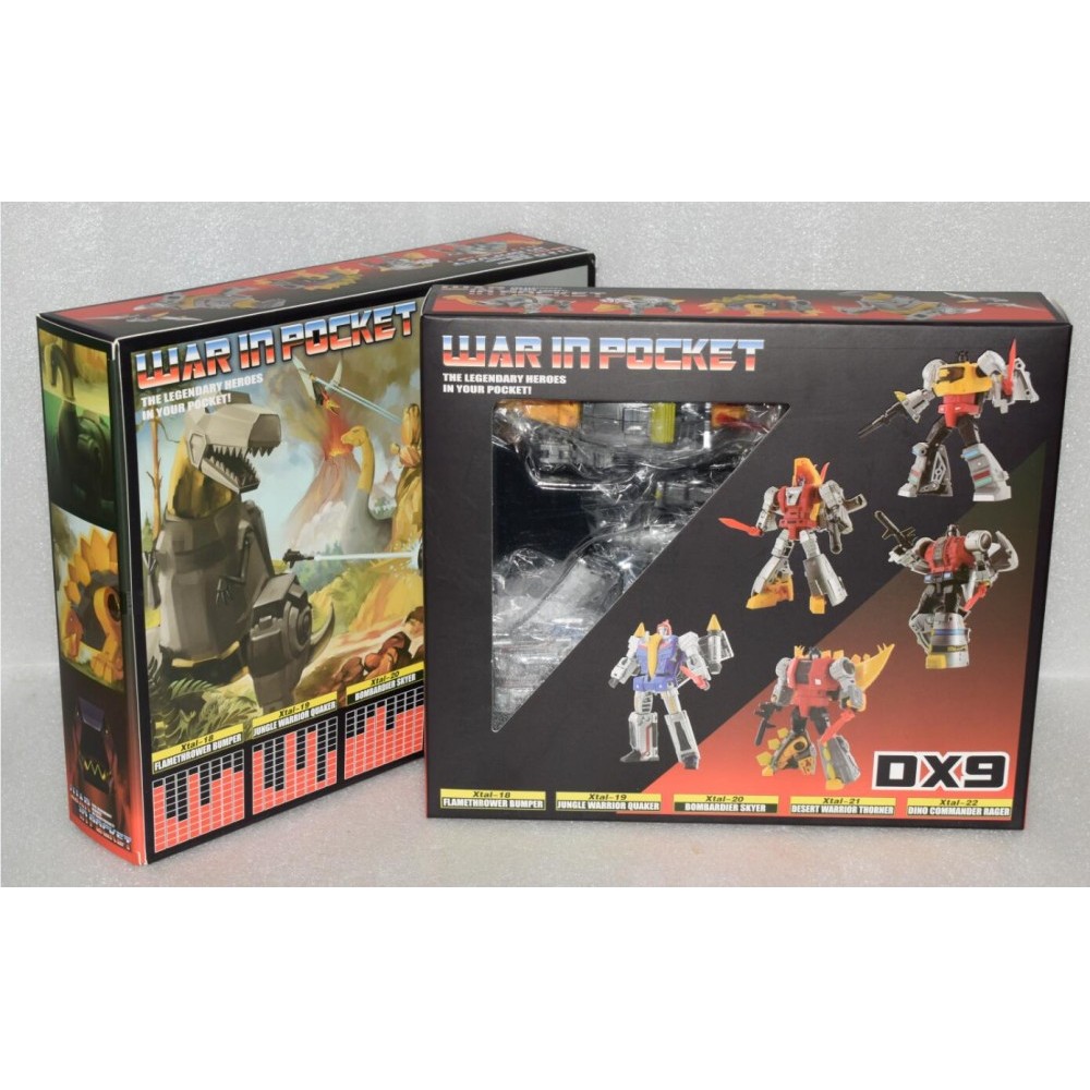 DX9 War in Pocket - Dino Set of 5 Figures - Giftset (2023 Rerun)