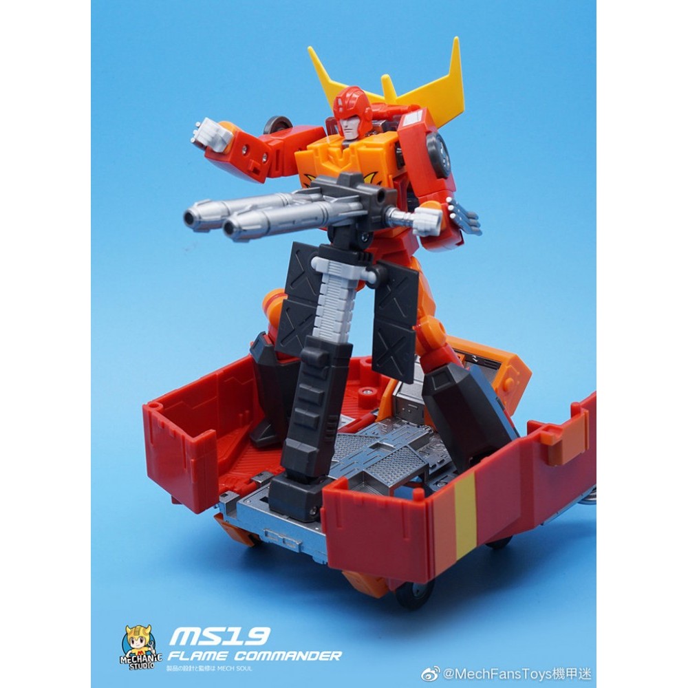 IN STOCK MFT MS19 FLAME COMMAN Rodimus Prime Transformation Action Figure 