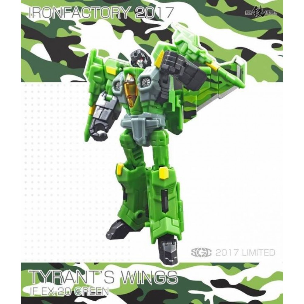 Iron Factory IF-EX20G - Wing of Tyrant - Green - Convention Exclusive
