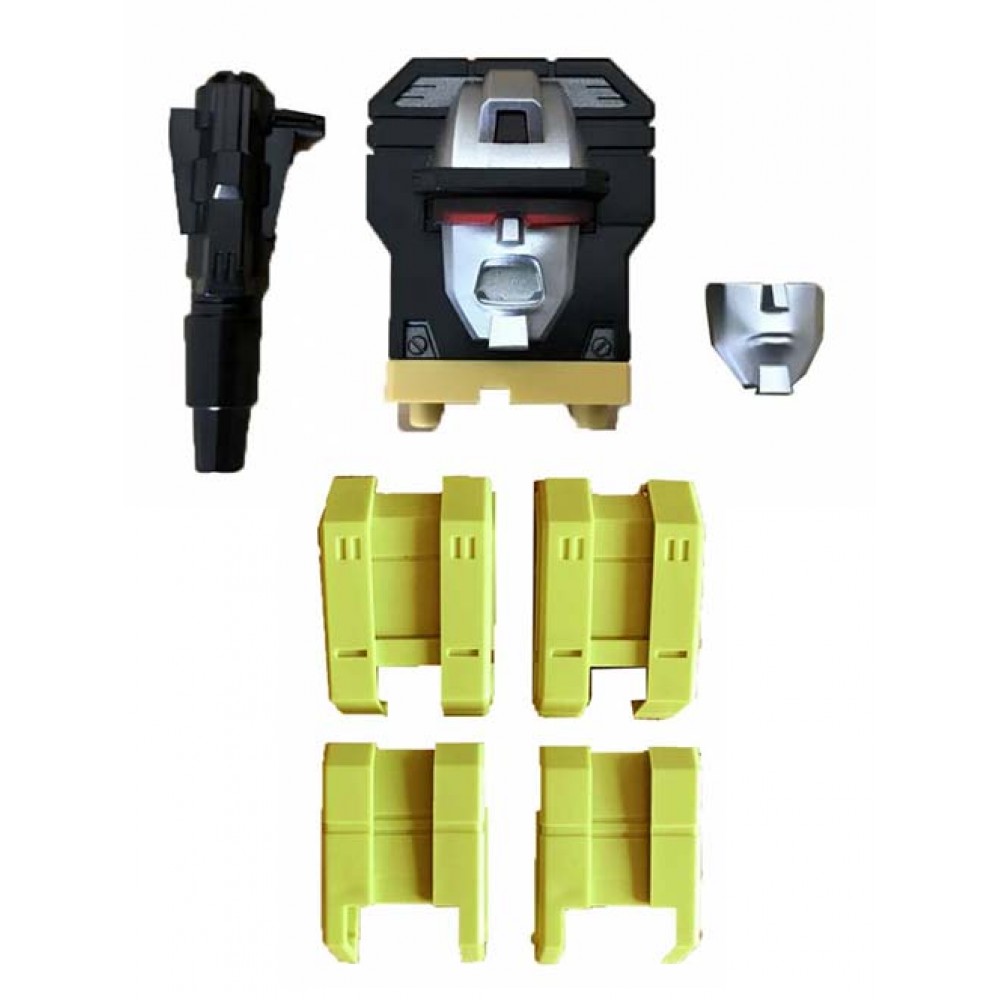 ToyWorld Constructor - G1 Replacement Head + Upper Leg (Yellow)