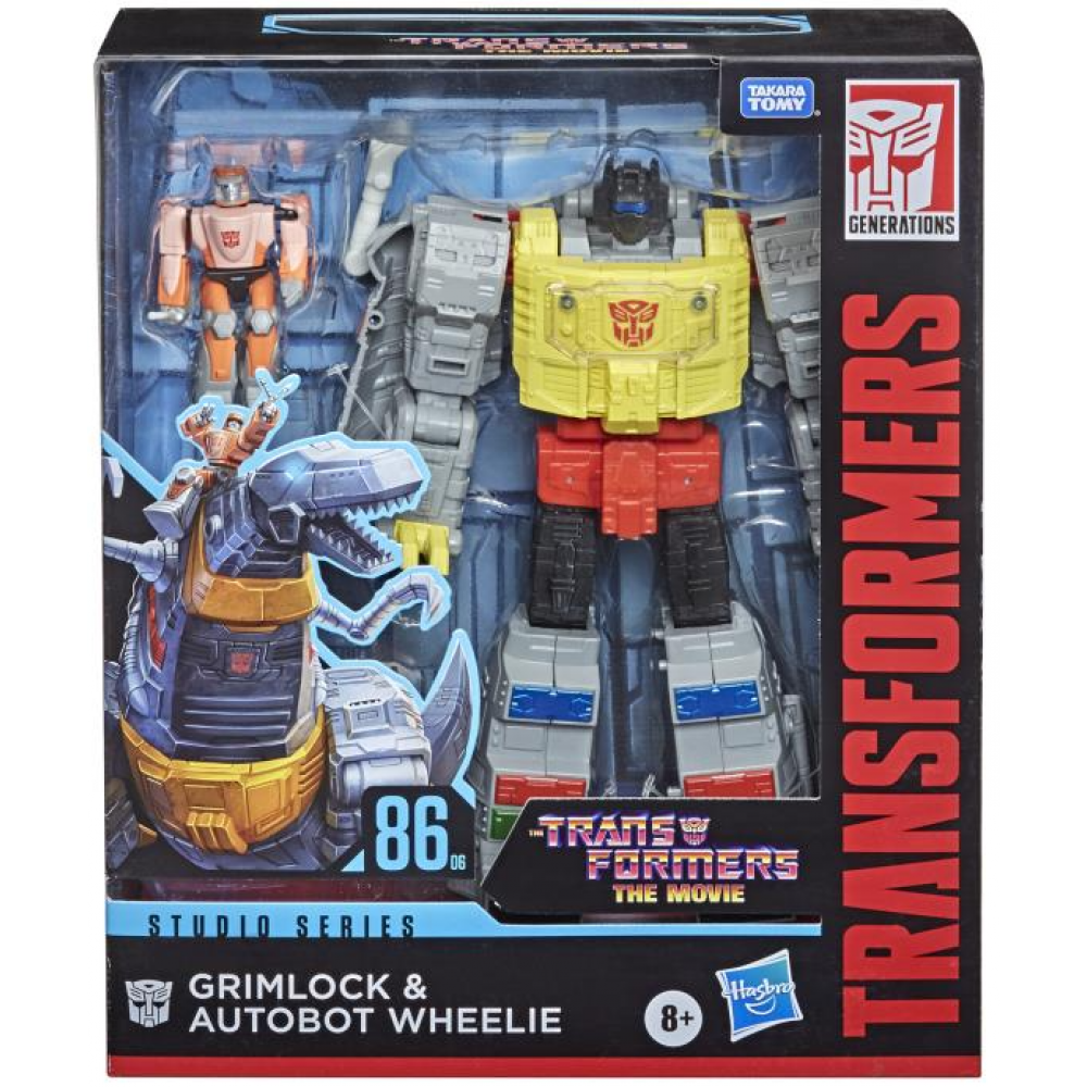 Hasbro Transformer Studio Series The Movie 86-06 Grimlock and Autobot Wheelie