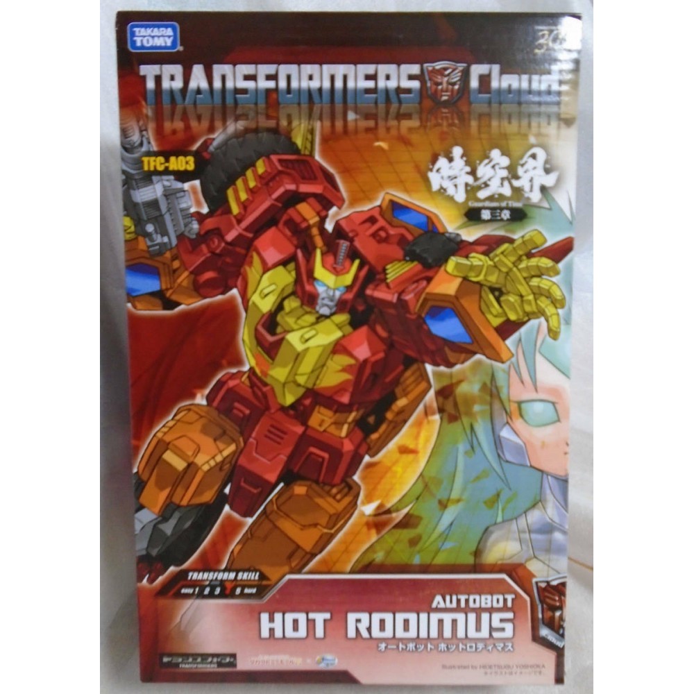 Takara Tomy Transformers Cloud TFC-A03 Hot Rodimus (with comic book)