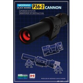 MODFANS Black mamba P36-2 Cannon (Voice w/ LED) - Upgrade Kit for MP-36 Megatron 