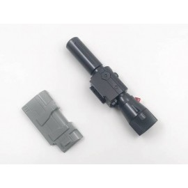 MODFANS Black mamba P36-2 Cannon (Voice w/ LED) - Upgrade Kit for MP-36 Megatron 