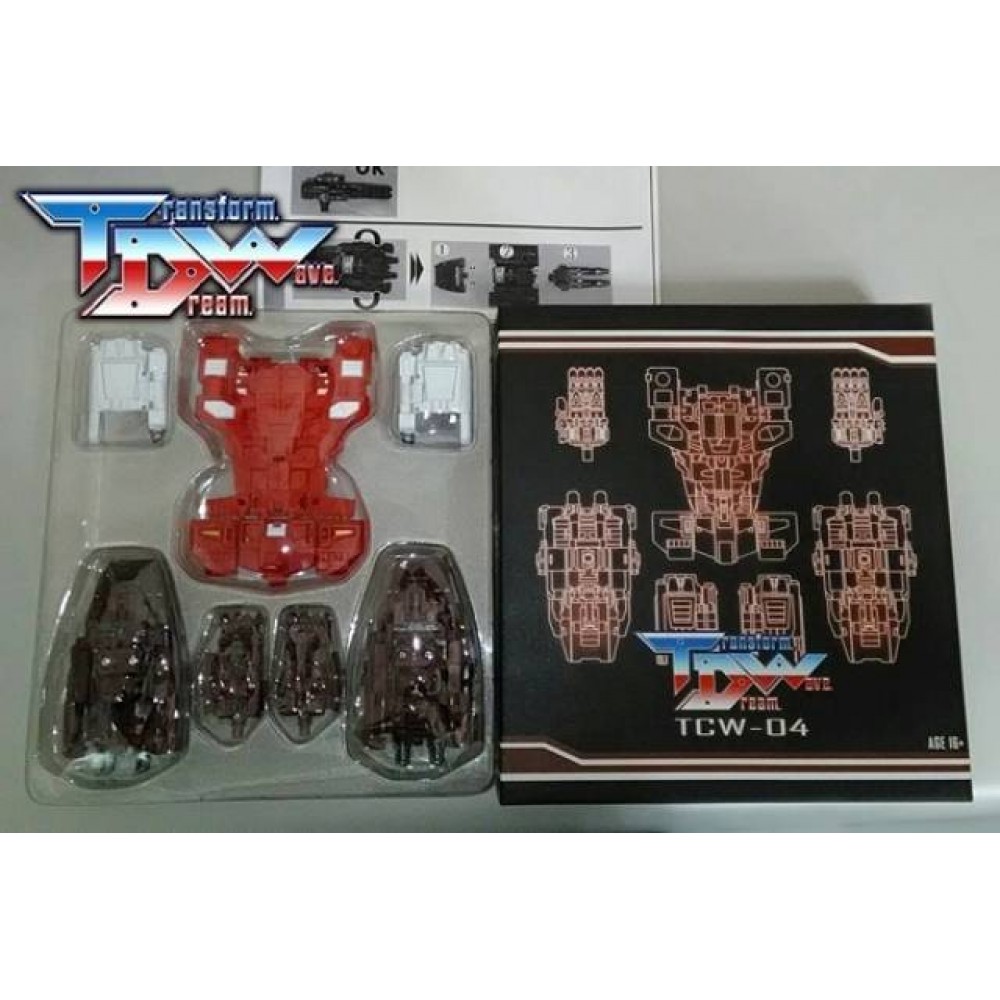 New TRANSFORMERS MISB DREAM WAVE TDW TCW-03 upgrade set for UW-01 Superion 