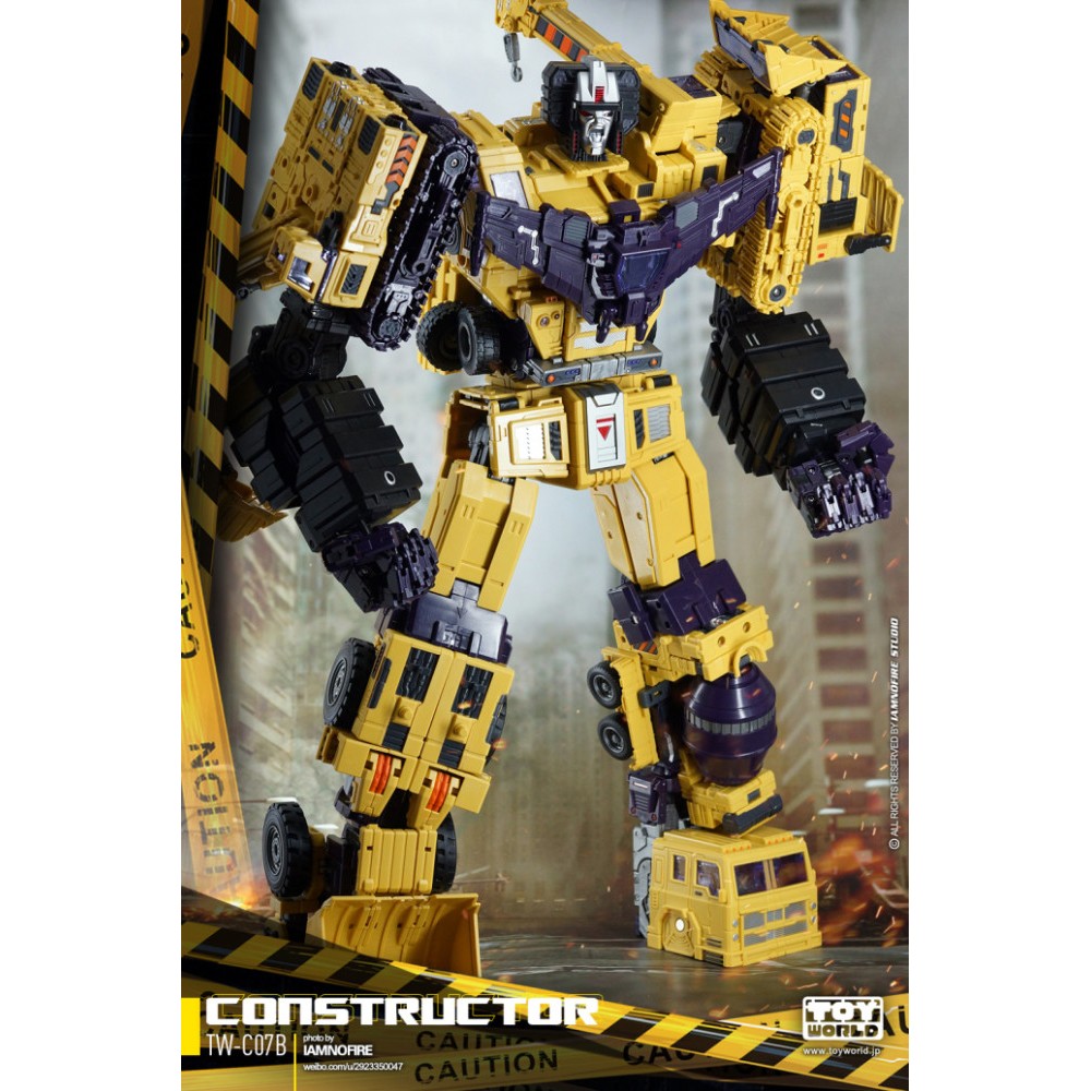 ToyWorld TW-C07B Constructor Full Set BoxSet (yellow)