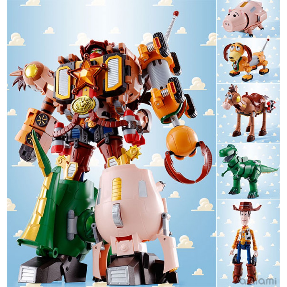 Bandai Toy Story Chogattai Woody Robot Sheriff Star