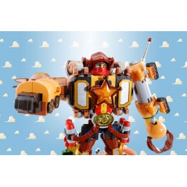 Bandai Toy Story Chogattai Woody Robot Sheriff Star  + Buzz the Space Ranger  