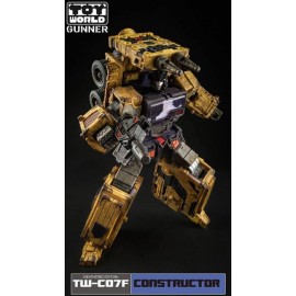 ToyWorld TW-C07F  Yellow Constructor - Weathered Edition - Limited Edition Gift Set
