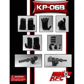 KFC-KP-06B Articulated Hands and Rifle (BLACK)