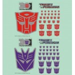 Transformers Logo Sticker Set