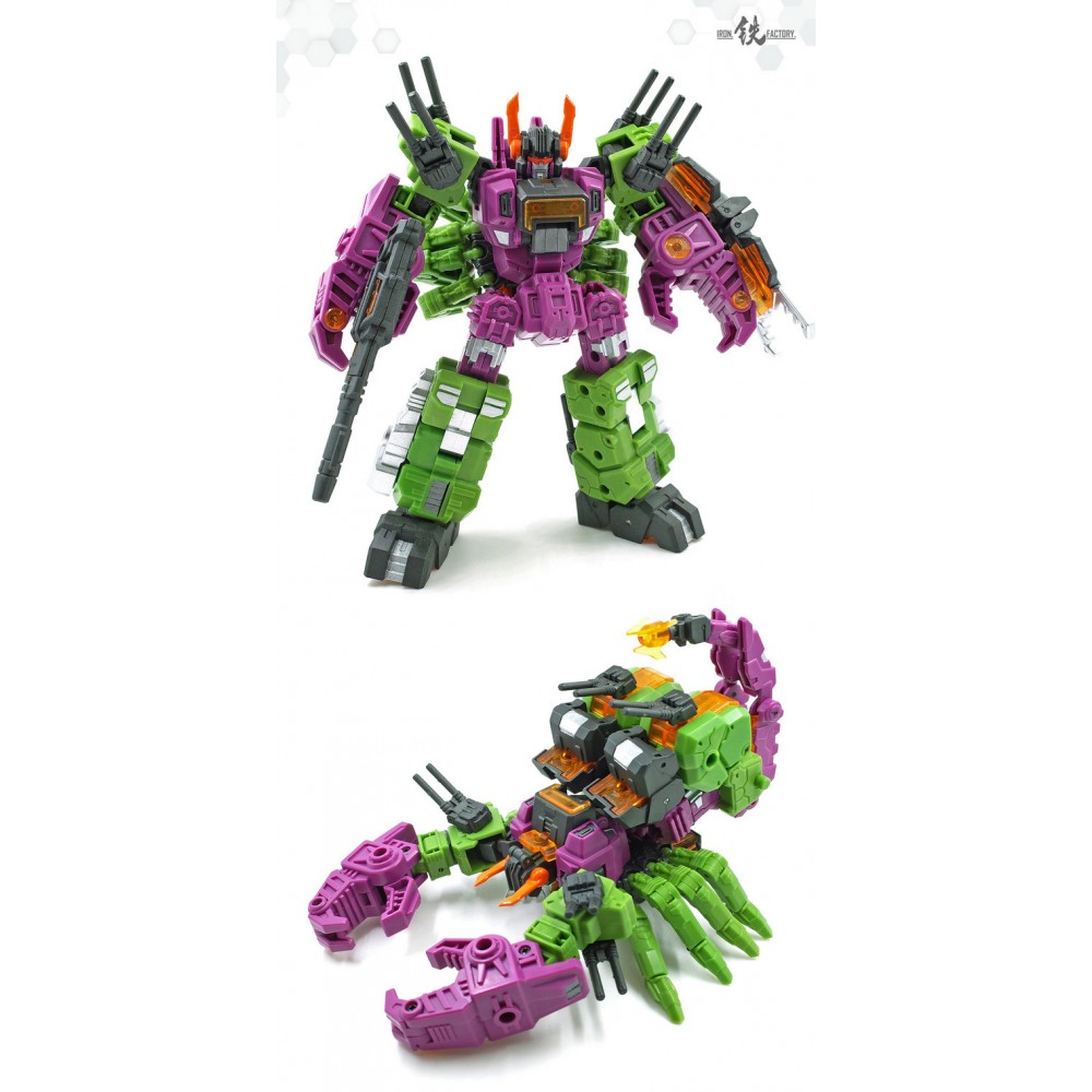 IF EX-18 Lordscorpion(Comic Ver.)(ロードスコーピオン) 完成トイ Iron Factory(アイアンファクトリー) Toy Review: Iron Factory IF EX-18 Lord Scoprion - Kuma Style