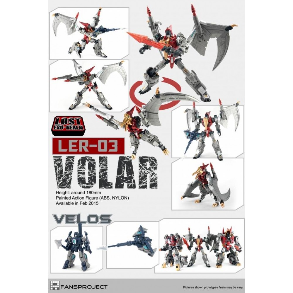 Fansproject Lost Exo-Realm - LER-03 Volar and Velos
