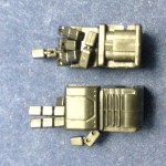 KFC- KP-14S posable hands for MP-11T (Black)