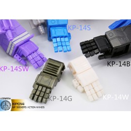 KFC- KP-14S posable hands for MP-11 (Blue)