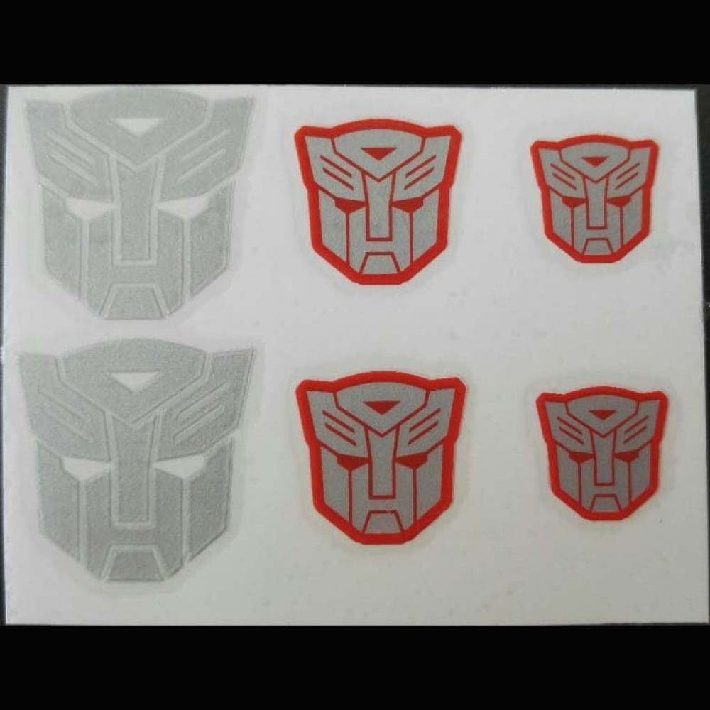 Transformers Logo Sticker Autobot  6 Pcs Set