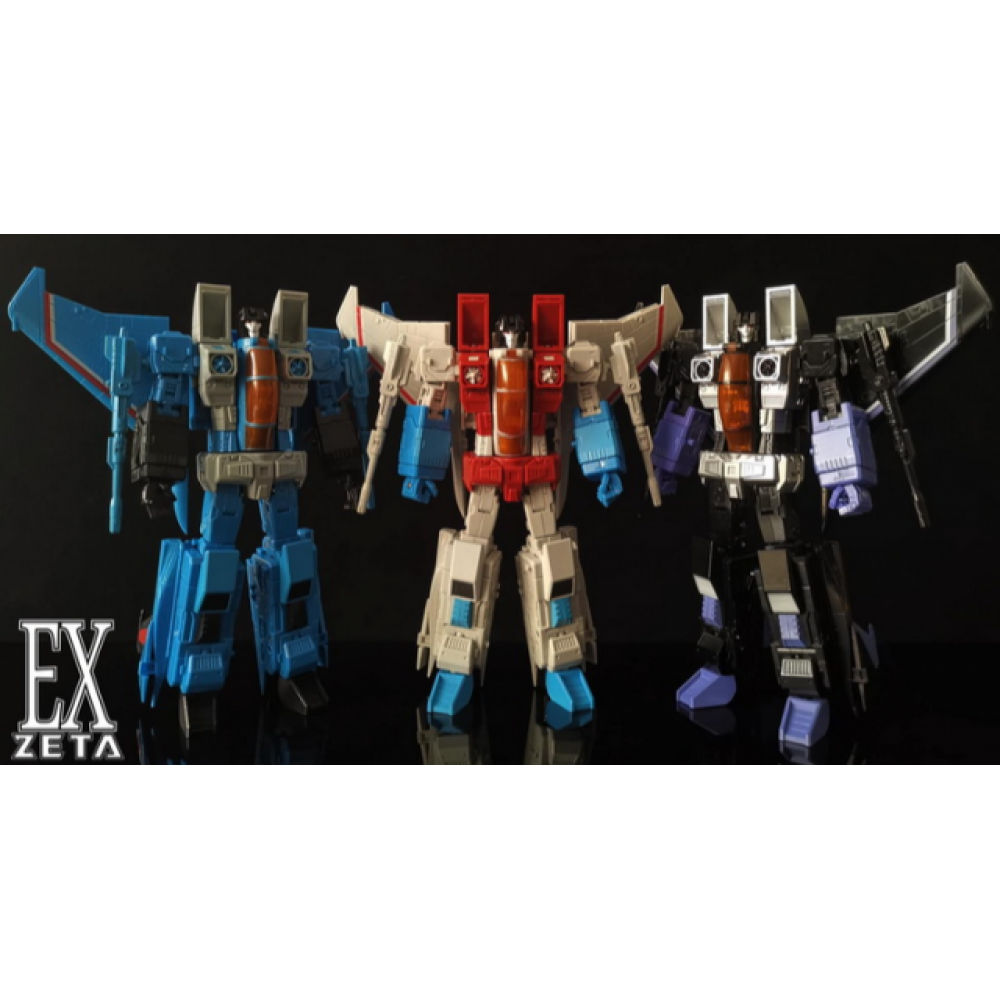 Zeta Toys  EX15 RED SPIDER EX16 THUNDERMAKER EX17 SKY GULL SET OF 3