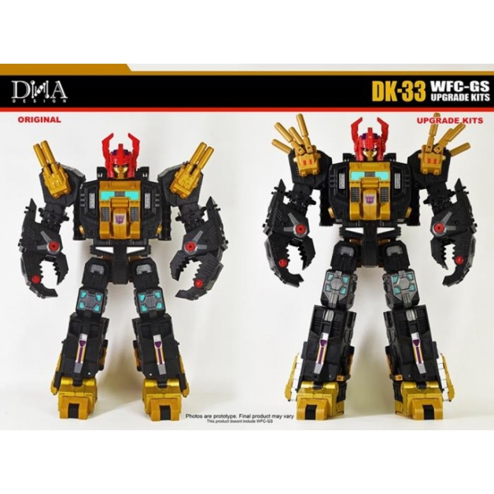 DNA Design - DK-33 UPGRADE KIT FOR TRANSFORMERS GENERATIONS SELECTS WFC-GS  BLACK ZARAK