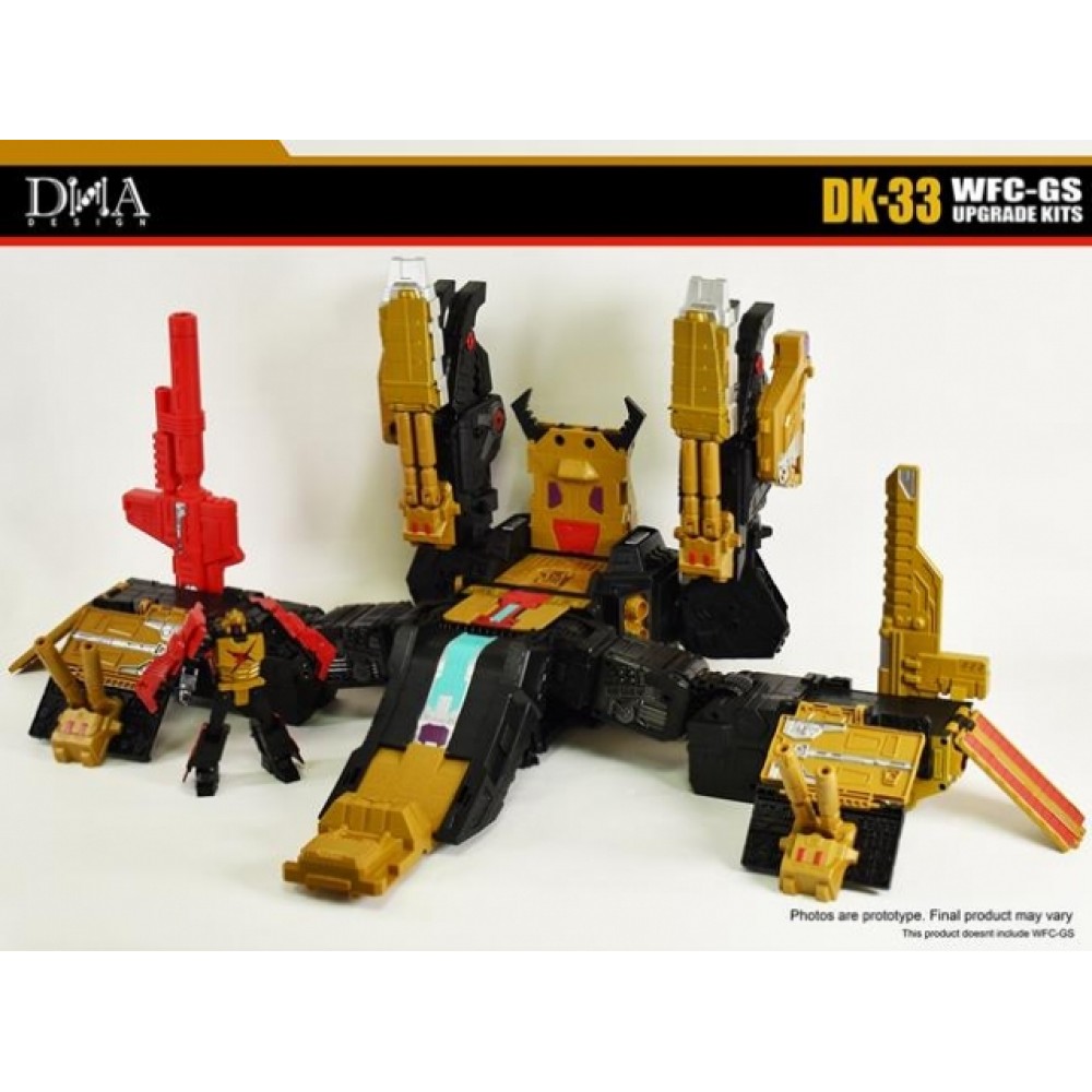 DNA Design - DK-33 UPGRADE KIT FOR TRANSFORMERS GENERATIONS SELECTS WFC-GS  BLACK ZARAK