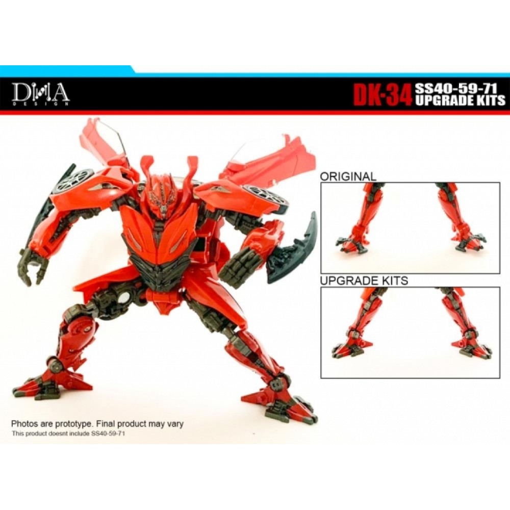 DNA Design - DK-34 UPGRADE KIT FOR TRANSFORMERS STUDIO SERIES 40, SS59, AND  STUDIO SERIES 71