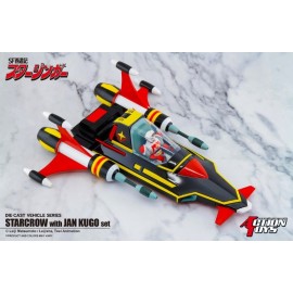 Action toys  West Saga Starzinger Die-cast Vehicle Starcrow with Jan Kugo Set