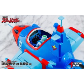Action toys West Saga Starzinger Die-cast Vehicle Starcopper with Sa Jogo Set 