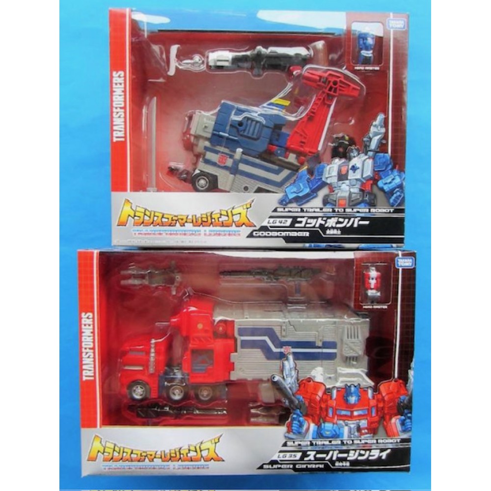 TakaraTomy Transformers Legends LG35 Super Ginrai +LG42 Godbomber
