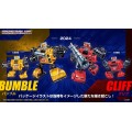 TakaraTomy Transformers Missing Link C-03 Bumble C-04 Cliff 