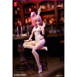 Snail Shell Bunny Girl Aileen & Cyclone Bunny Motorcycle 1/12 Scale 