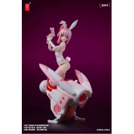 Snail Shell Bunny Girl Aileen & Cyclone Bunny Motorcycle 1/12 Scale 