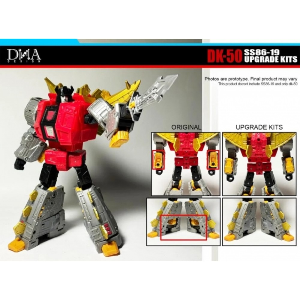 DNA Design - DK-50 Upgrade Kit for Transformers Studio Series 86-19 Leader Dinobot Snarl