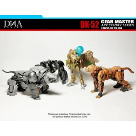 DNA Design - DK-52 Upgrade Kit for Transformers Studio Series 98 Cheetor and 103 Rhinox