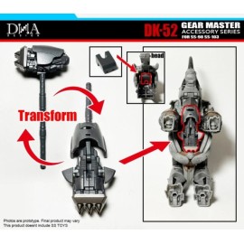 DNA Design - DK-52 Upgrade Kit for Transformers Studio Series 98 Cheetor and 103 Rhinox