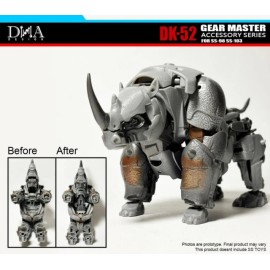 DNA Design - DK-52 Upgrade Kit for Transformers Studio Series 98 Cheetor and 103 Rhinox