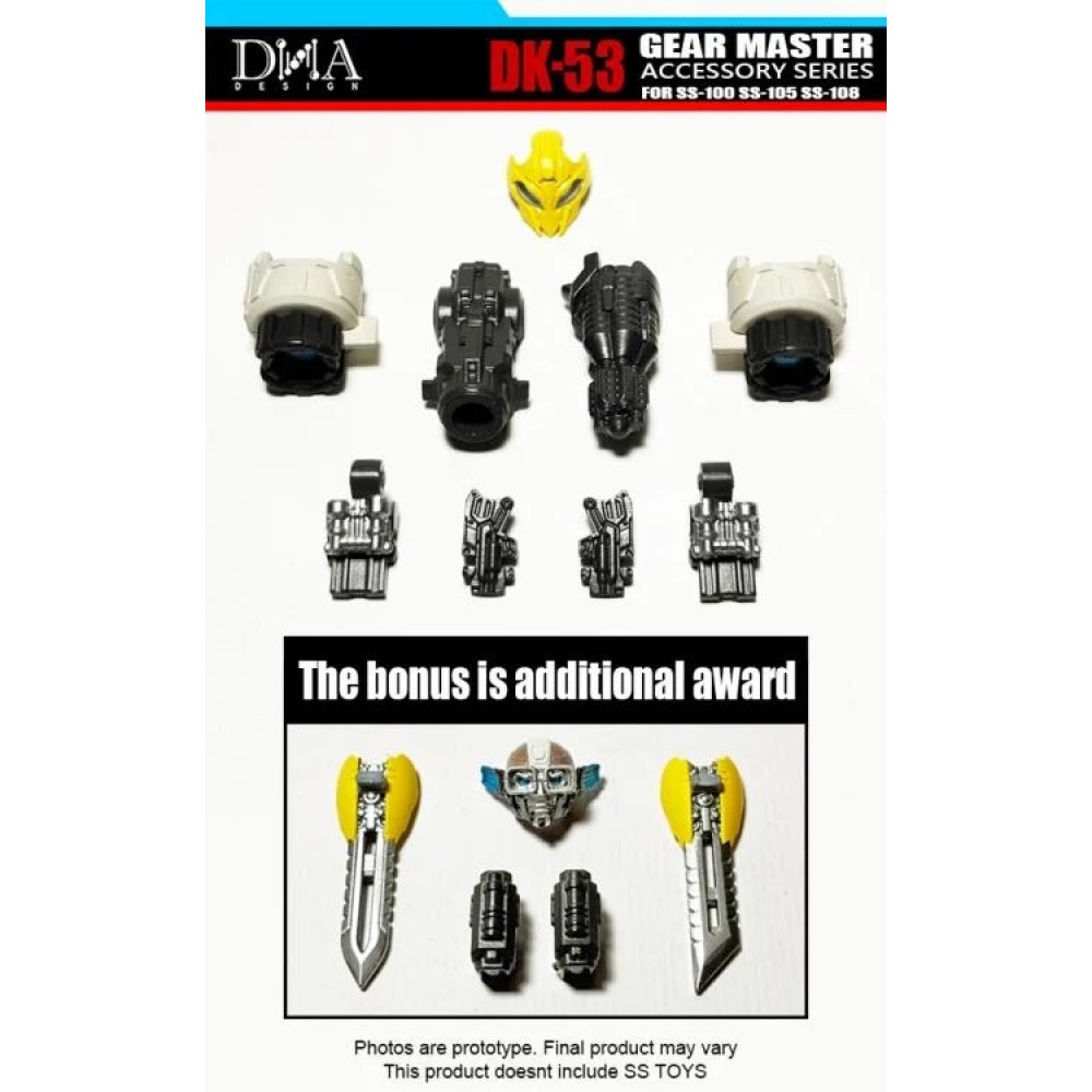 DNA Design - DK-53 Upgrade Kit for Transformers Studio Series SS-100, SS-105, and SS-108 