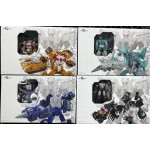 Iron Factory - IF-EX65 EX68 EX69 EX70  Giant Kaiser Combiner   Set of 4 