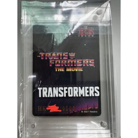  Transformers 35th Anniversary  the movie card 