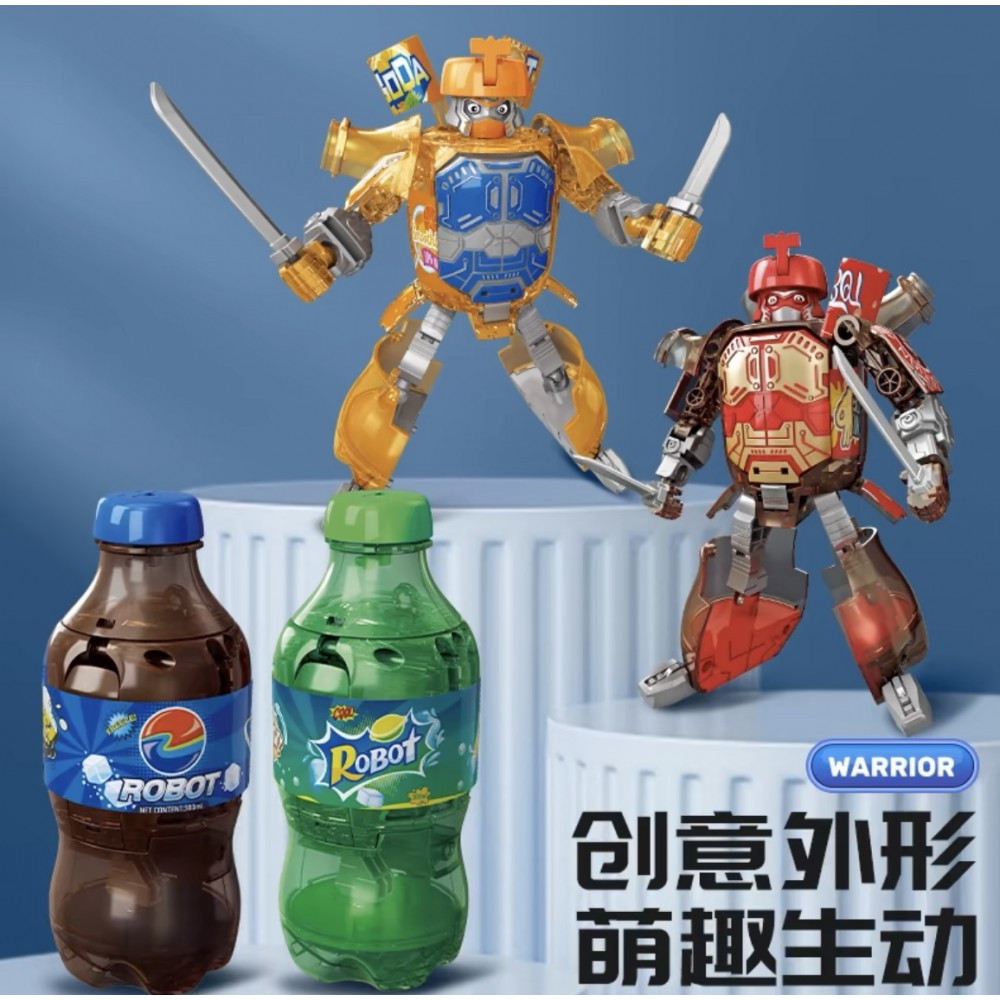 Soda Robot Set of 4