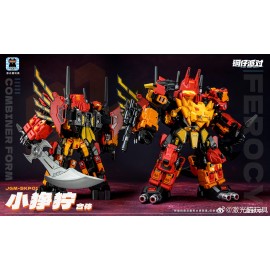 JiGuangMao toy Steel Kiddy Party JGM-SKP01 Mini-Ferocy Predaking  Set of 5