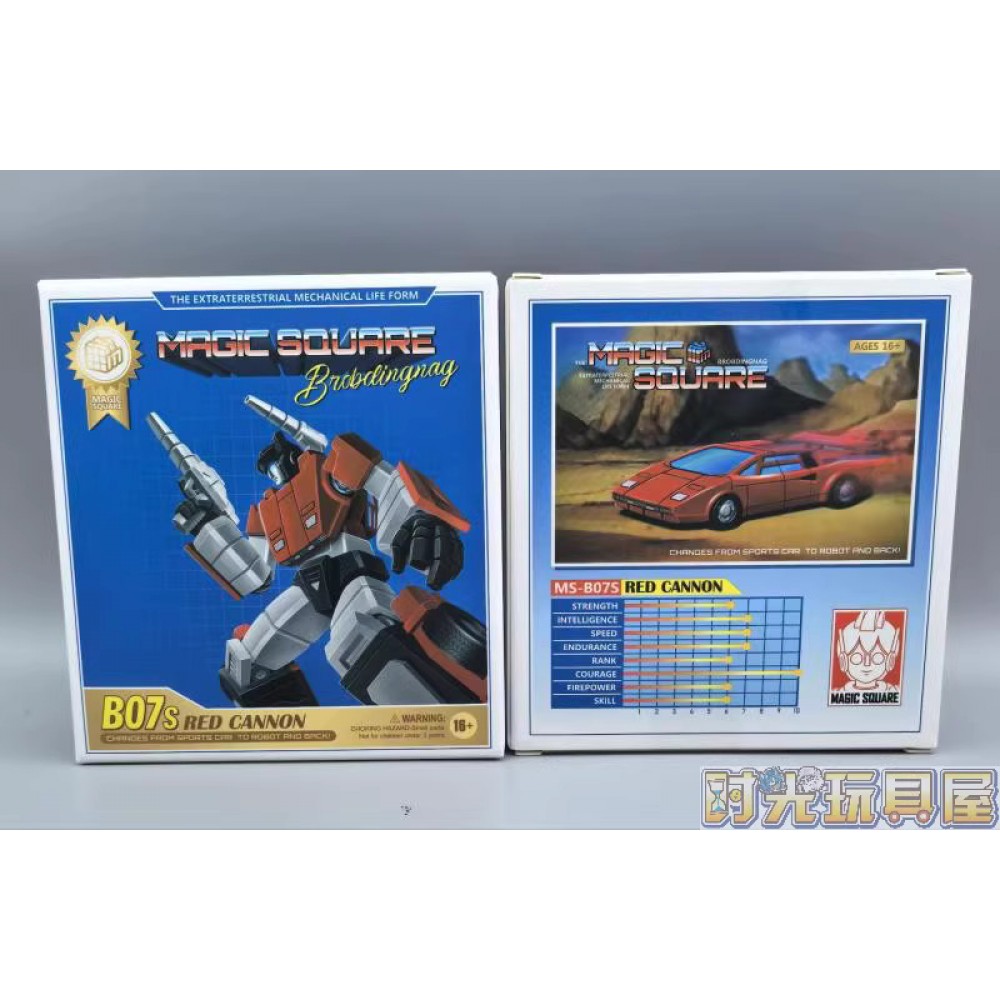 Magic Square MS-B07S - Red Cannon (RECOLOR Version)