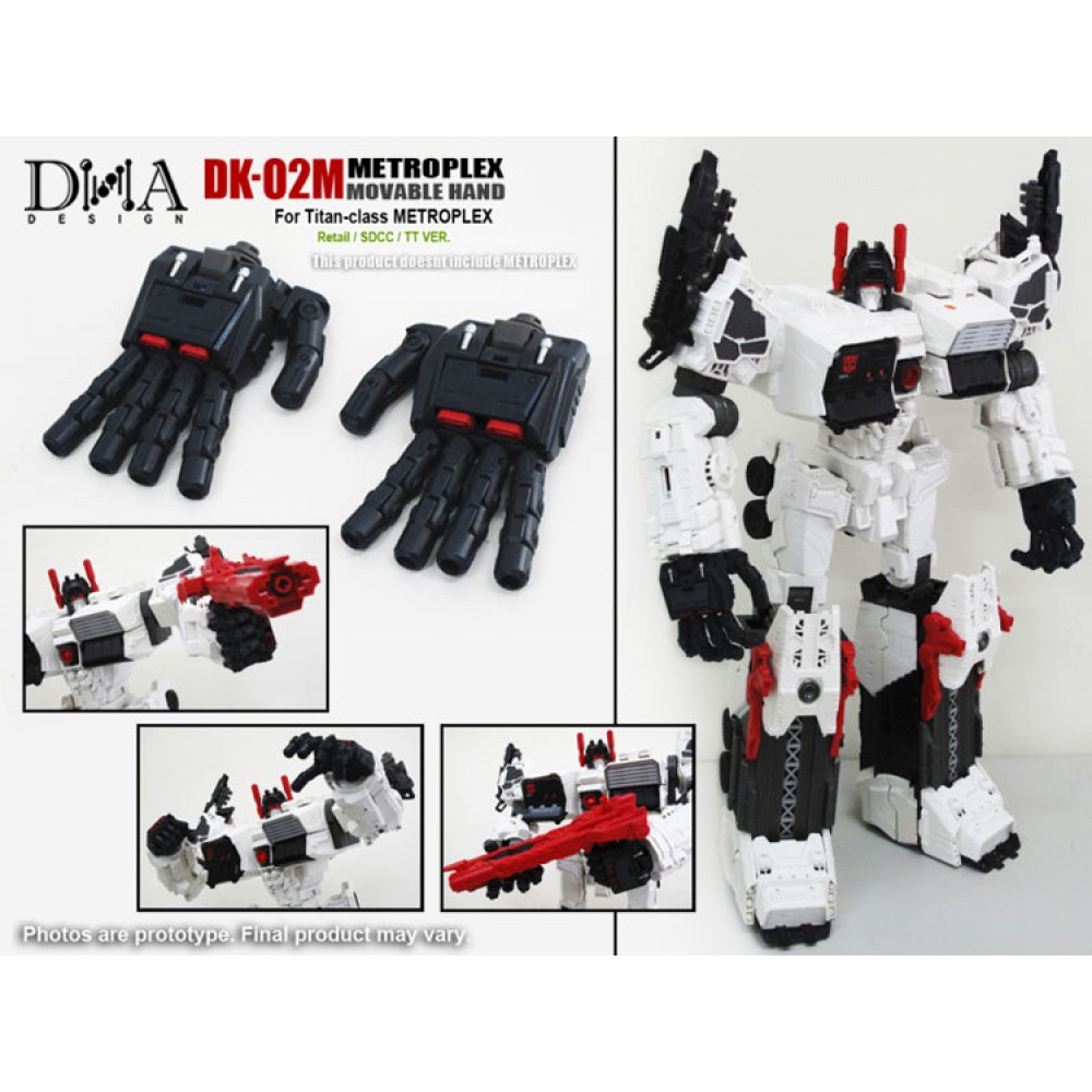 DNA Design - DK-02M - Metroplex Movable Hand Kit (2023 Rerun)