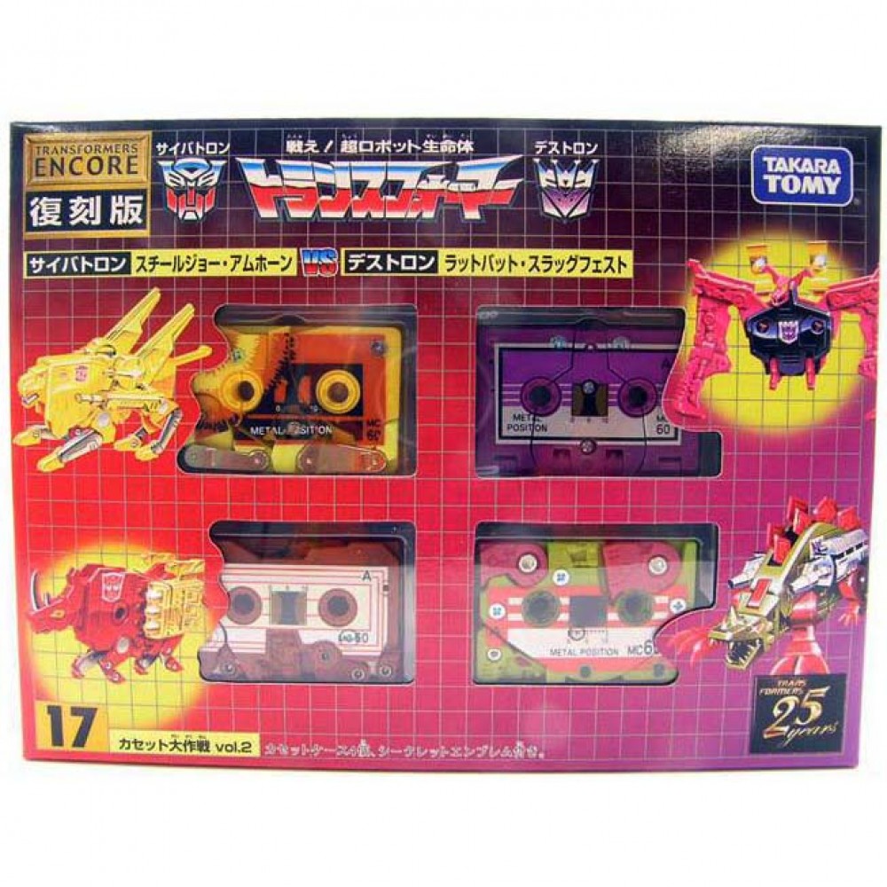 TakaraTomy  Transformers G1 Encore 17 Cassette Vol 2