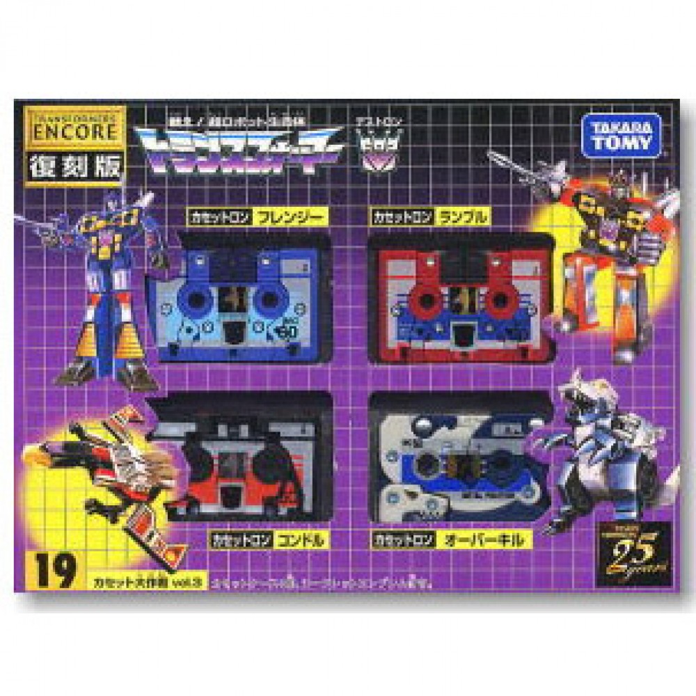 TakaraTomy Transformers G1 Encore 19 Cassettes Vol 3