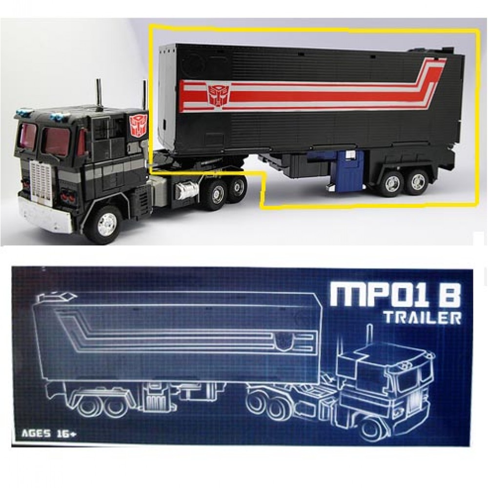 TRAILER with ROLLER for  MP01B Optimus Prime